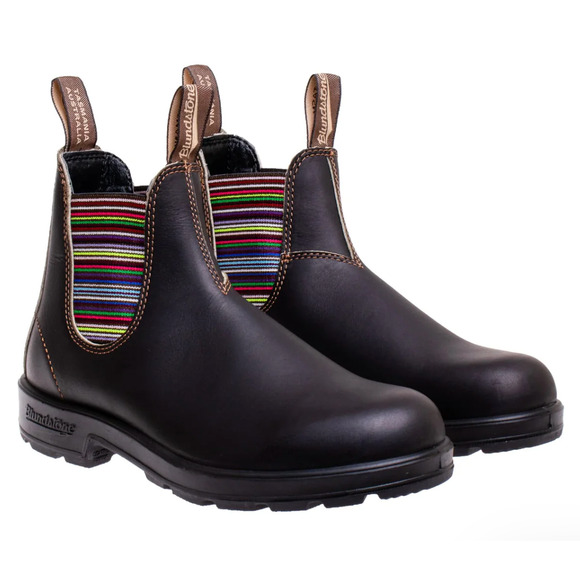 Blundstone Shoes - Blundstone 500 Chelsea Boot 1409 | Sz 3.5 UK / 6.5 US Brown Colored Multi Stripe